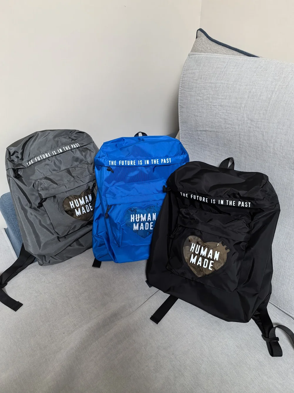 2025-human-made-unisex-nylon-oxford-backpack-casual-lightweight-waterproof-school-bag-durable-outdoor-travel-bag-for-daily-life