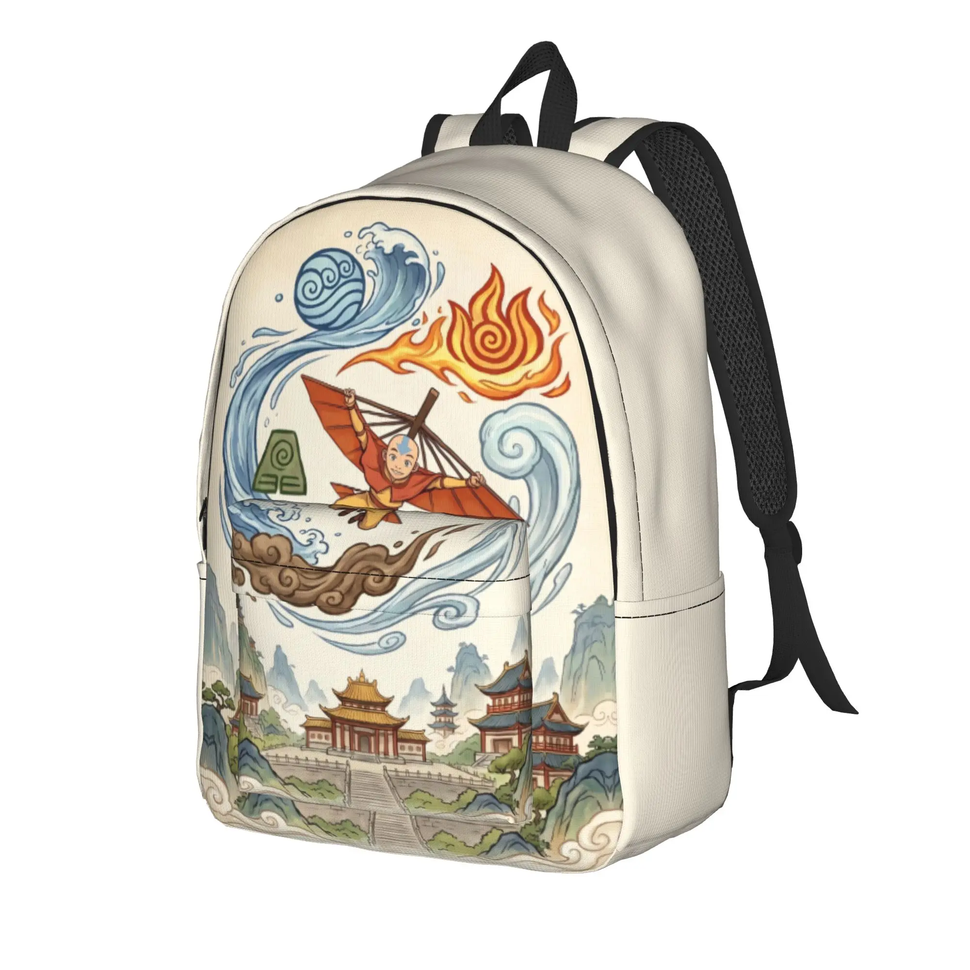 Ancient Element World Backpack  Student Polyester Outdoor Style Backpacks Big Style High School Bags Rucksack