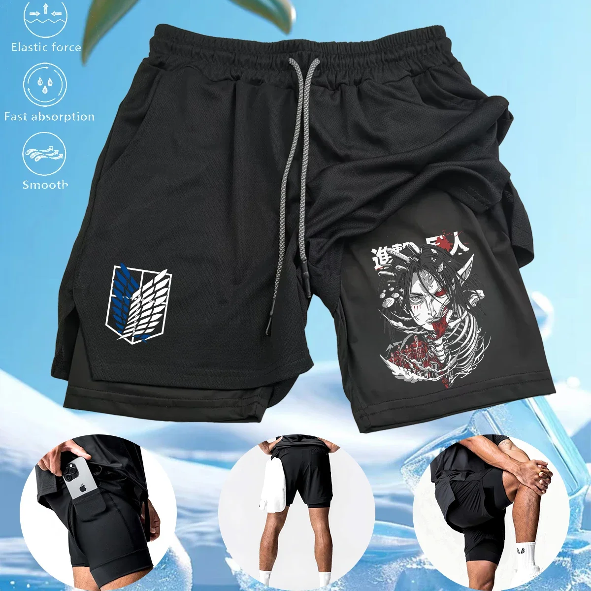 scout-regiment-calca-de-fitness-masculina-2-em-1-de-camada-dupla-shorts-attack-on-titan-bolso-de-anime-japones-calca-de-moletom-de-secagem-rapida