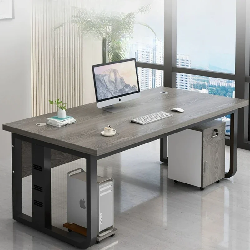 Boss Single Person Office Desks Charge Combination Manager Modern Office Desks Simplicity Computer Escritorios Furniture QF50OD