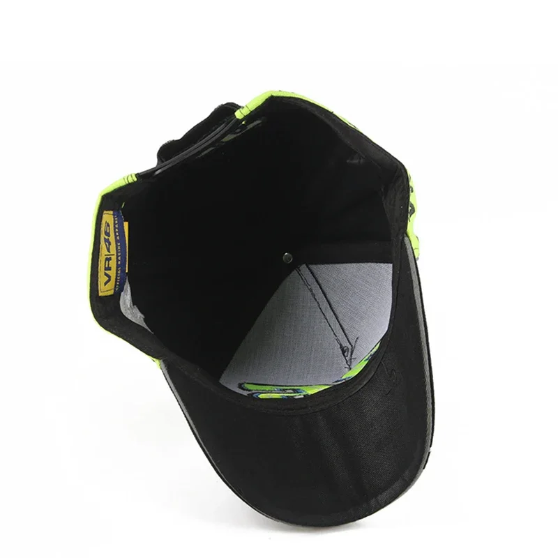 ياماها VR-46 دراجة نارية سباق قبعة قبعة بيسبول الصيف الرجال الترفيه التدريب اليومي واقية من الشمس قبعة الشمس القطن موضة بلغت ذروتها قبعة