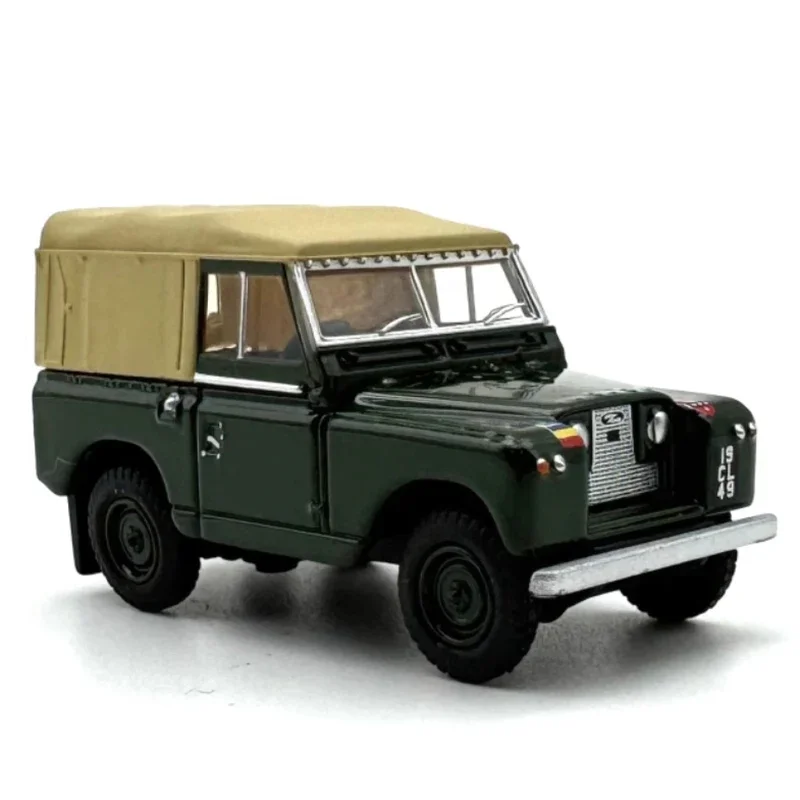 Diecast 1:76 Scale Land Rover Military Series II 1948 Alloy car simulation model Static decoration Souvenir gifts for adult boy