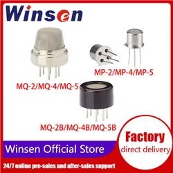 10pcs Winsen MQ-2/MQ-2B/MQ-4/MQ-4B/MQ-5/MQ-5B/MQ-8/MQ-8B/MP-2/MP-4/MP-5 CH4 Sensor for Flammable Gas Detection