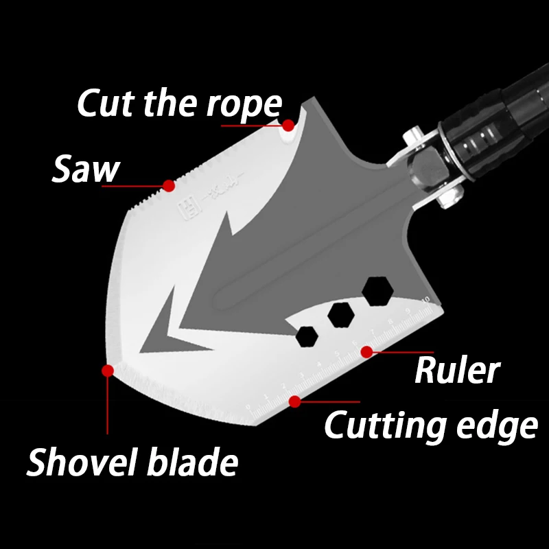 Sapper Shovel Outdoors Camping Travel Shovels Multifunctional Garden Farmland Spade Survivability Tactical Military Shovel