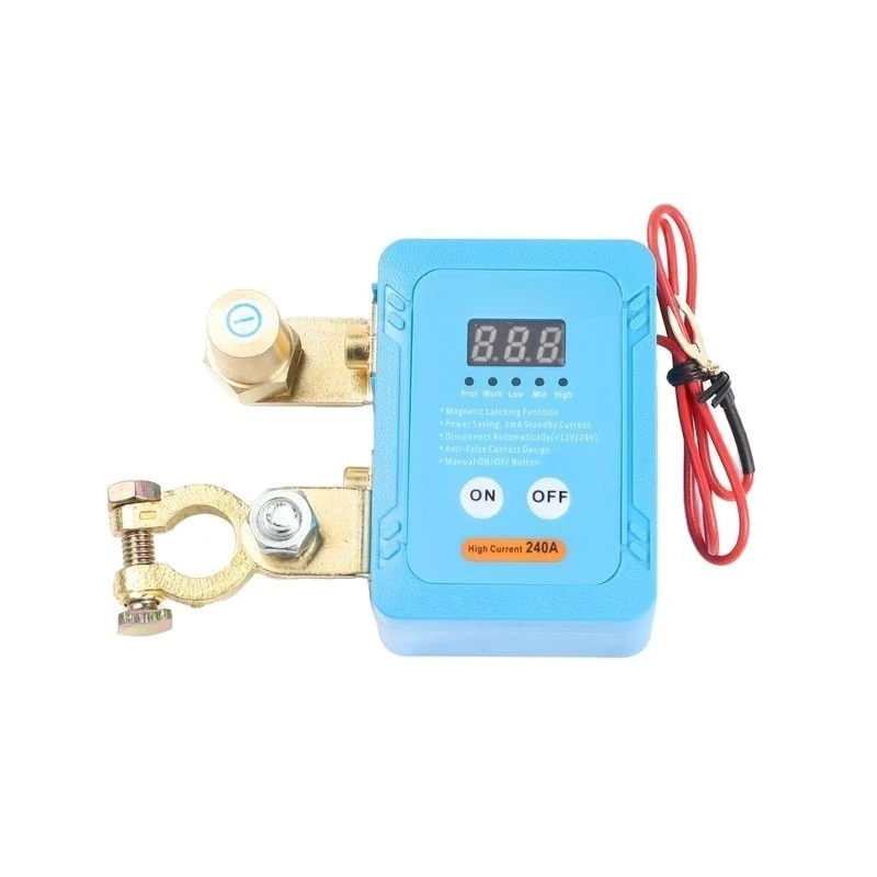 For Automobile Negative Electrode Power-off Switch 12V Remote Control Manual Integrated Anti-loss and Leakage Intelligent