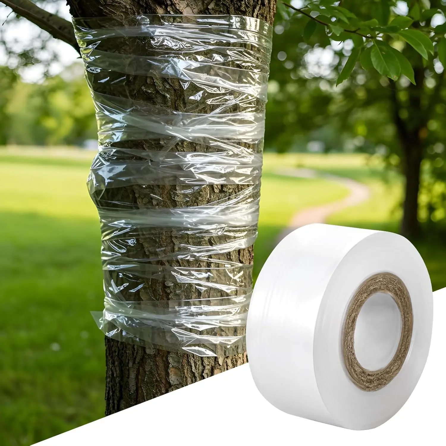 1pc Flexible Grafting Tape Film Nursery Sealing Tapes Garden Tree Roll Tape to Graft Trees Plants Graft Stretchable 3/4cm Width