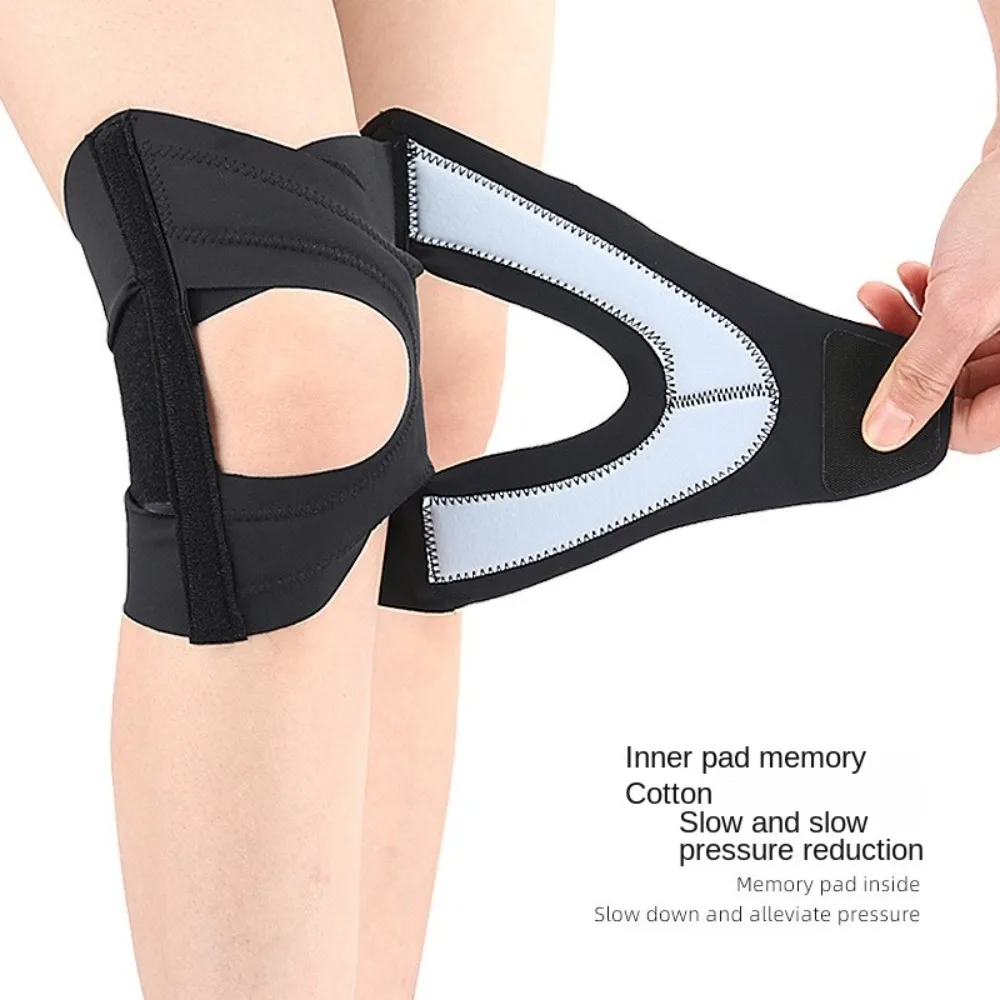 

Joints Protector Elastic Sports Kneepad Leg Brace Protector Breathable Knee Brace Safety Ajustable Strap Knee Support Men Women