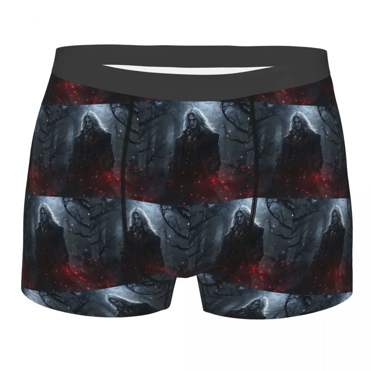 Boxer Underpants Shorts Alucard Vampire Game Panties Male Soft Underwear for Homme Man Boyfriend Gift