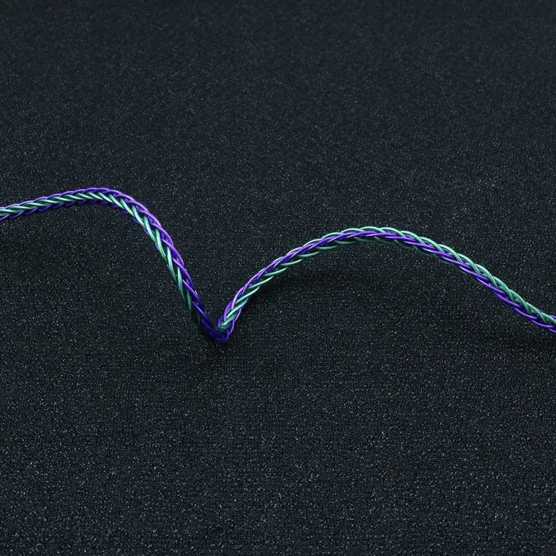 XINHS HS07 8-strand single crystal copper silver foil wire hybrid cable