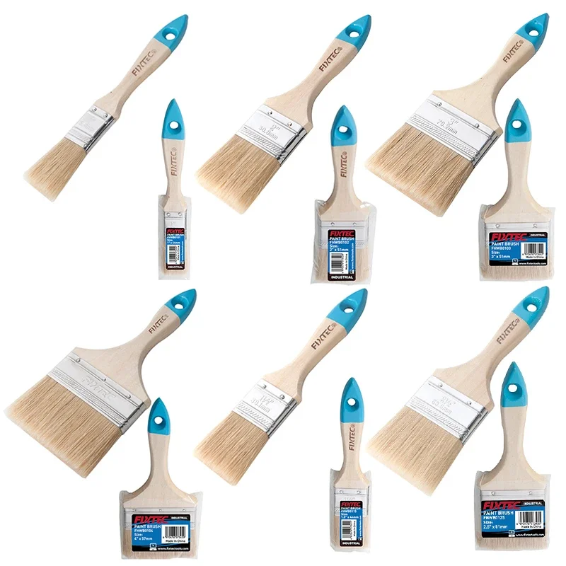 

#'# Hot Sales For FIXTEC Wholesale China Painting Tools Painting Brush Wall Wholesale Wood Paint Brush With Different Size