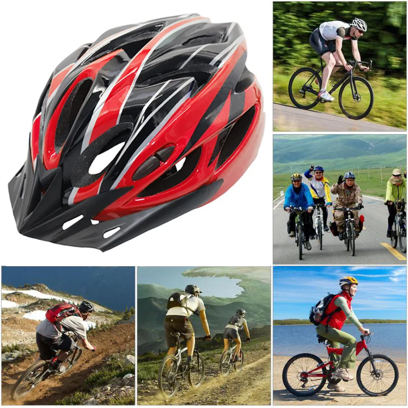 Cycling Helmet Comfort Lining Lightweight Hollow Men Women Adjustable Riding Safety head protection bike bicycle MTB helmet new