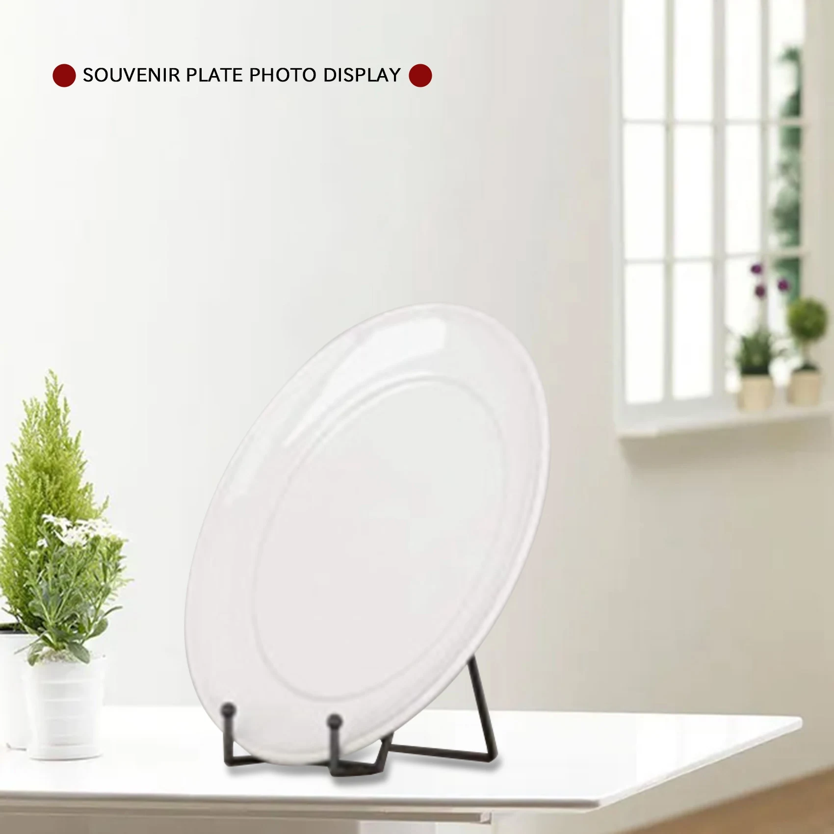 

5 Pack Metal Display Stands Black Iron Easel for Plate Stand Plate Holder Display Stands for Picture, Decorative