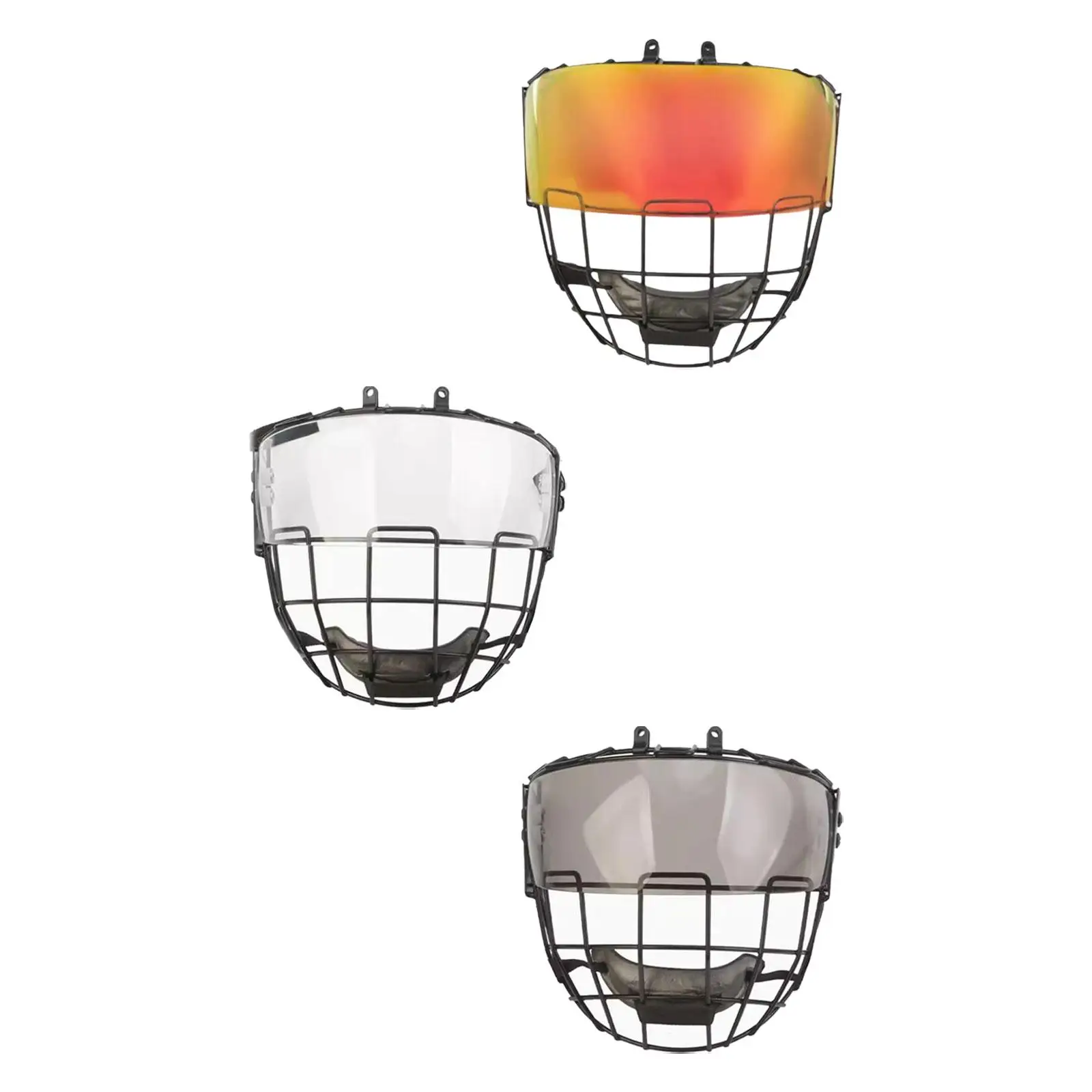 

Hockey Helmet Cage Inside Anti Fog Practical Adults Professional Portable Lightweight Helmet Mask Hockey Visor Face Mask Visor