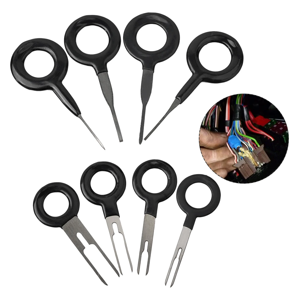 

Puller Tool Removal Tool Replacement Wire Terminal 11pcs/set Aluminum Car Parts Wiring Connector Pin High Quality