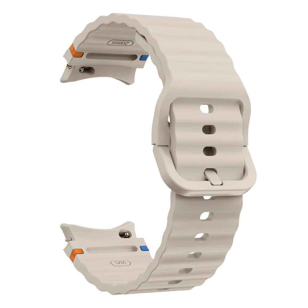 Original Silicone Strap for Samsung Galaxy Watch 7/FE 40mm 44mm Sports Replacement Wristband for Galaxy Watch 6/5/4/Classic 47mm image 3