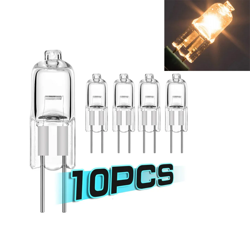 Lot d'ampoules halogènes LED JC à deux broches, lampe à capsule, lumière blanche chaude, G4, 12V,