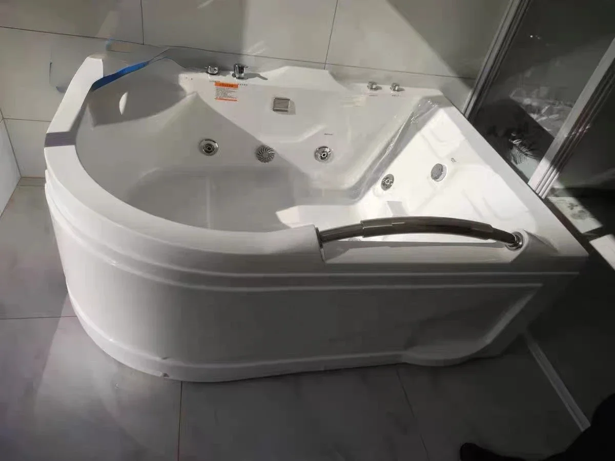 Jacuzzier Manufacturer High End Acrylic 9Mm Hydromassage Indoor Bathtubs Whirlpools For 2 Person