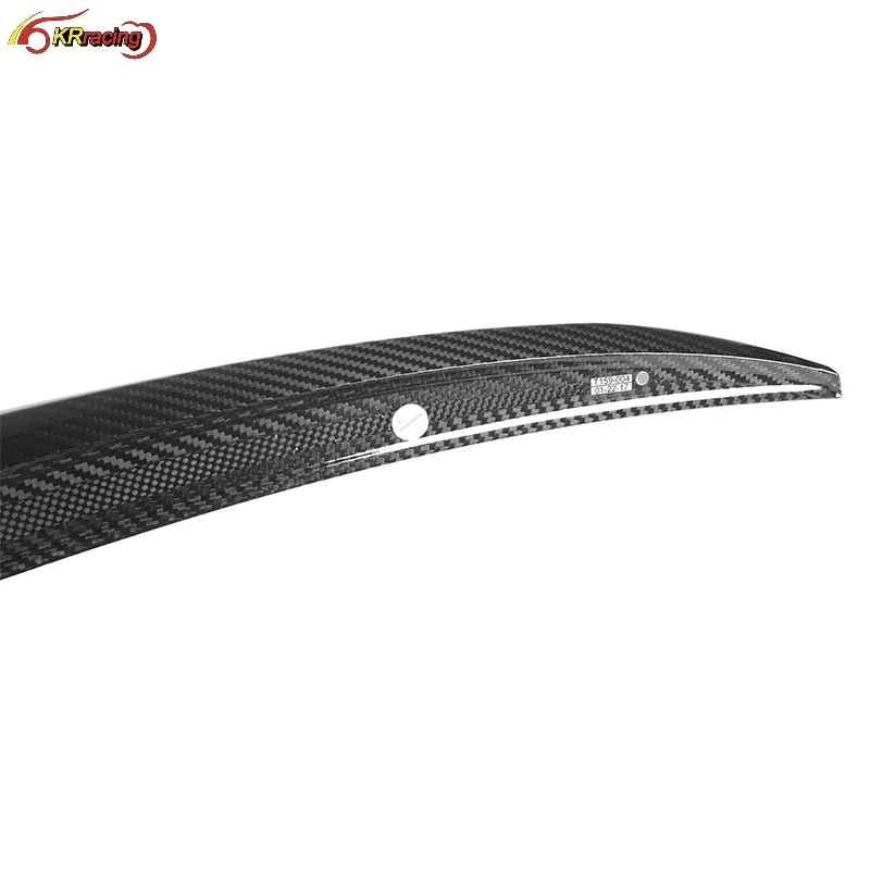 مناسبة لـ VS Style ألياف الكربون الخلفي الجذع الشفاه الذيل الجناح Ducktail المفسد لسيارات BMW 4 Series G26 4-Door 2021+
