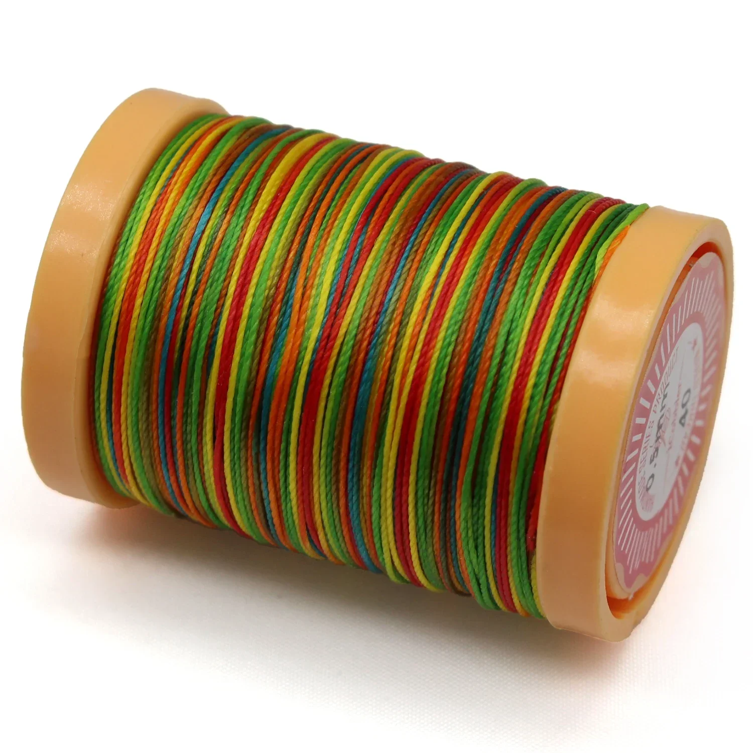 0.5mm 0.8mm Waxed Polyester Cord Round Wax-Coated Strings Waterproof for Bracelets Necklace Jewelry Shoes DIY or Leather Sewing