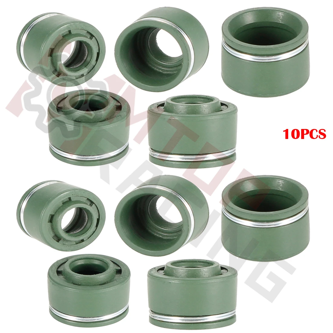 

10 Pieces Intake Valve Stem Oil Seal For Honda NT650 NTV600 NTV650 XL600 XL650 XL700 XR650 XRV650 XRV750 PC800 12208-413-003