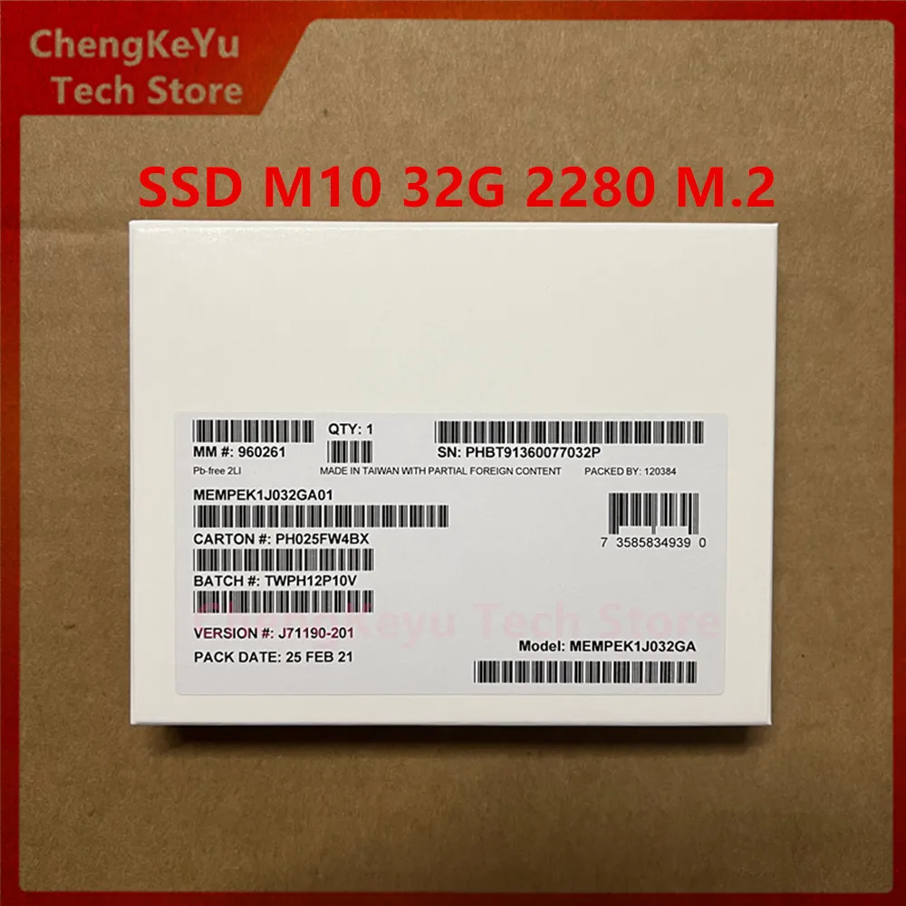 Second-generation M10 16G 32G 2280 PCIE3.0 M.2 solid-state SSD Original For Intel Optane memory acceleration cache nvme new image 2