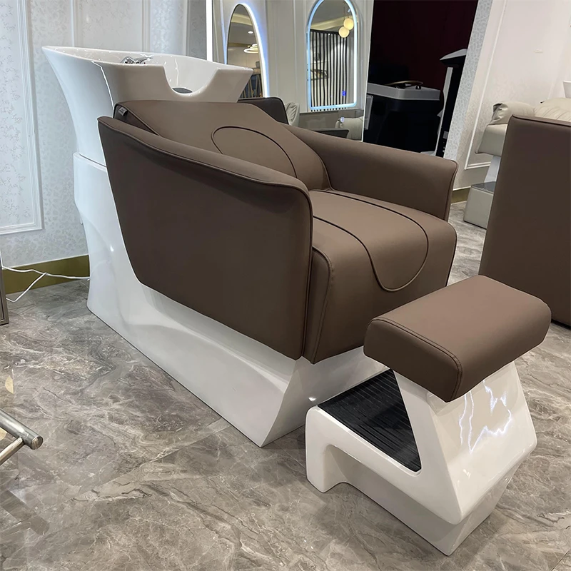 Aesthetics Beauty Nail Salon Chairs Equipment Shop Luxury Washbasin Armchair Folding Hair head spa japonais lit Mirror Station