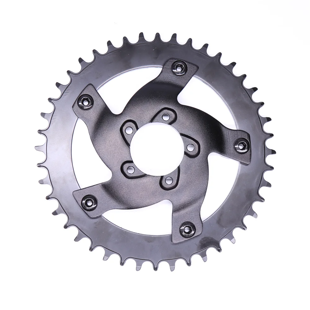 2024 Hot Sale New Design 44t Aluminium Alloy Chainring For Banfang Bbshd Mid Drive Motor Kit