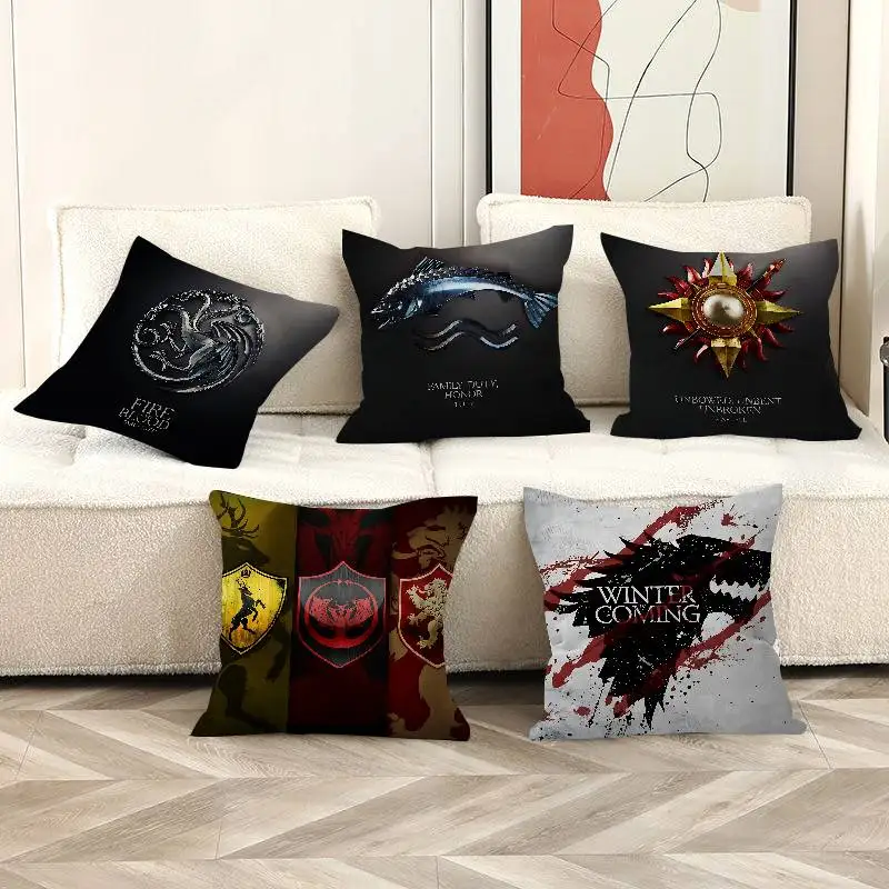 

Film G-Game Of T-Thrones Pillow Anime Pillow Sofa Bed Head Pillow Cover Cushion Cover 45x45 Cm Fashion