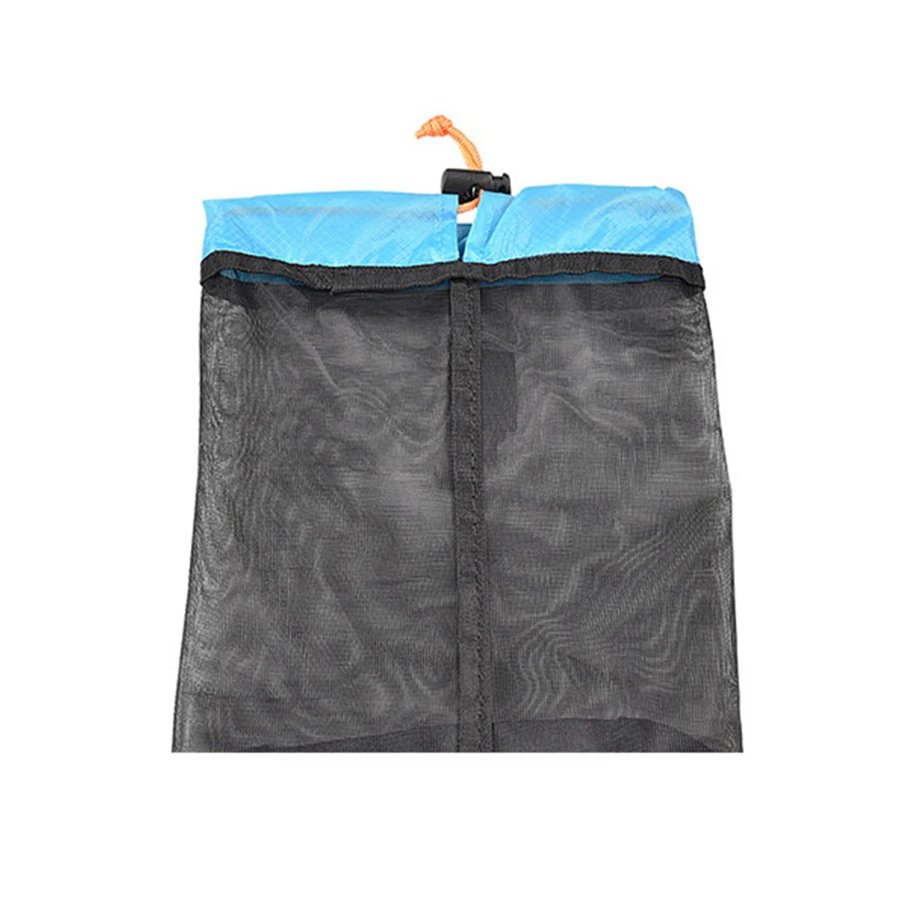 

3pcs Mesh Storage Bag Hammock Compressed Quilt Laundry Outdoor Dirty Clothes Pouch Travel Camping Toys