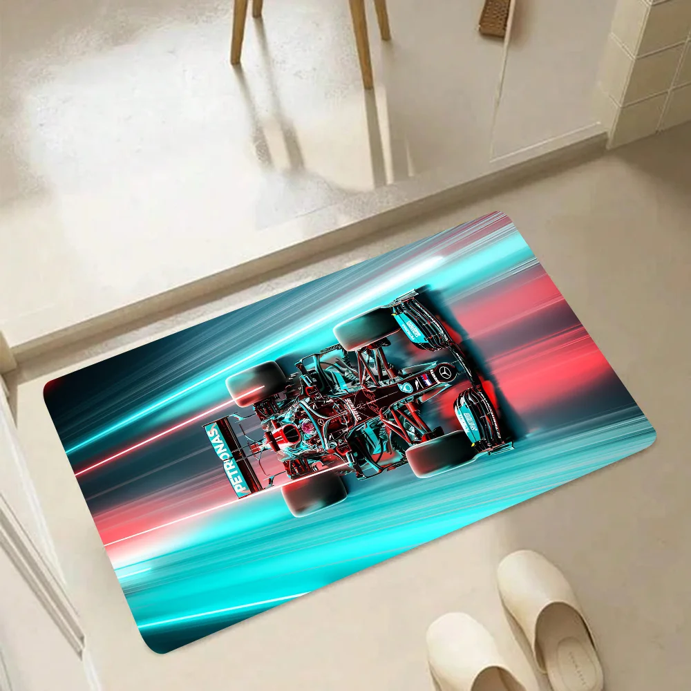 Mercedes-AMG Petronas F1 Team Floor Mat Doormats Home Carpet Foot Mat Bathroom Absorbent Mats Anti-Slip Mats Home Decor Supplies