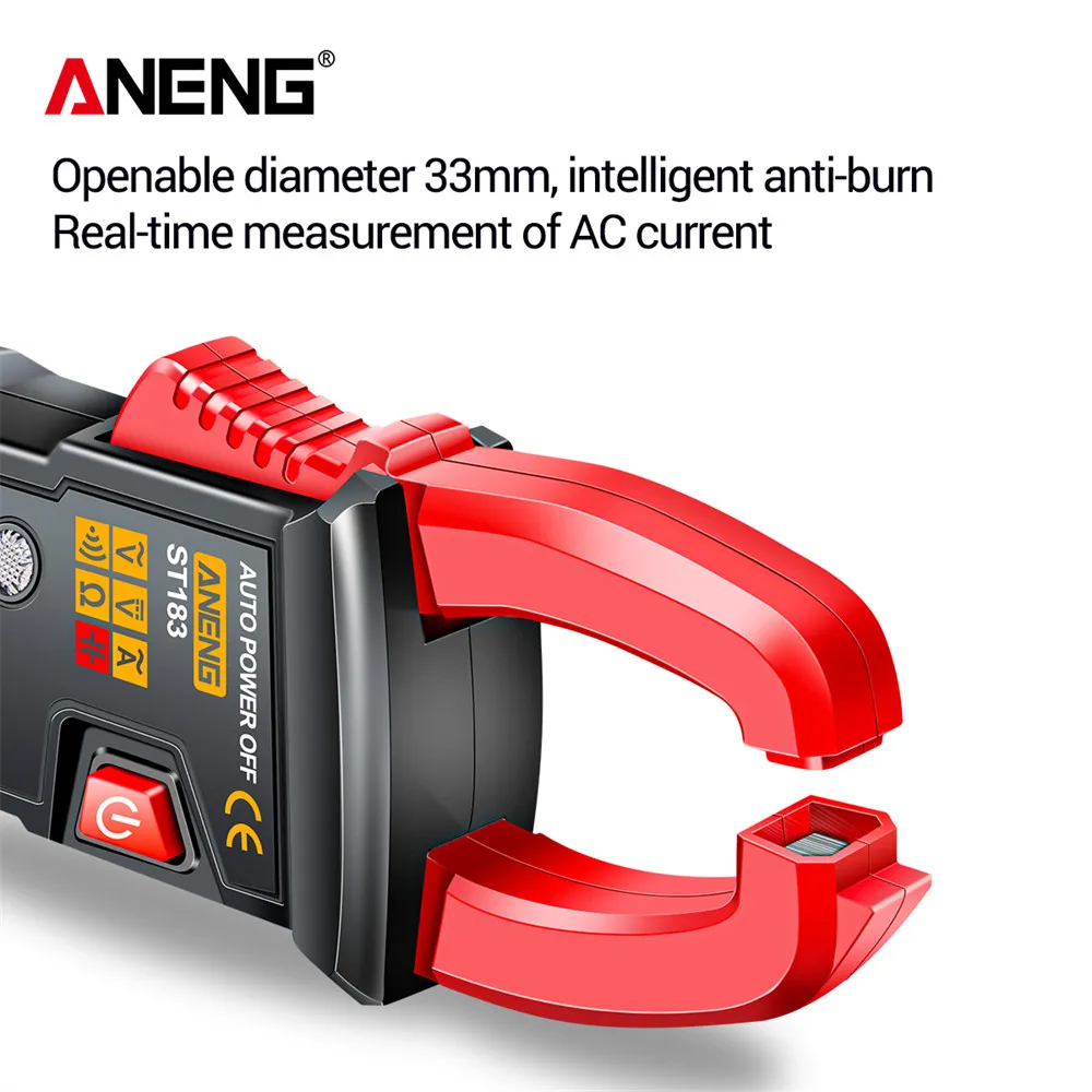 ANENG ST183 miernik elektryczny multimetr miernik cęgowy multimeter clamp meter auto multimetr cęgowy acm91 mierniki cegowy tester electric mierniki