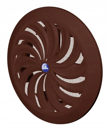 T88 rond ventilatierooster fi100-150 Bruin