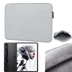 for ZTE nubia Red Magic Nova Tablet Bag Waterproof Canvas Sleeve Zip Pouch Anti-Scratch Microfiber Lining Anti-Drop Carry Case