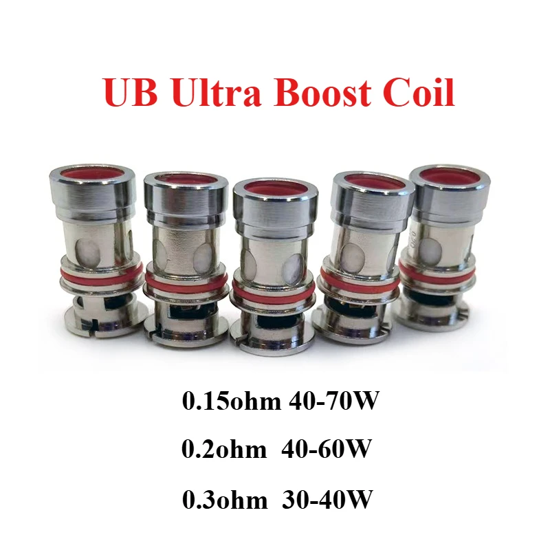 5 قطعة/الحزمة UB Ultra Boost Coil 0.15ohm 0.2ohm 0.3ohm لـ UBX Tank Q-Ultra Thelema Pod Quest Multi Gemini Hybrid 80W BTB 100W #1