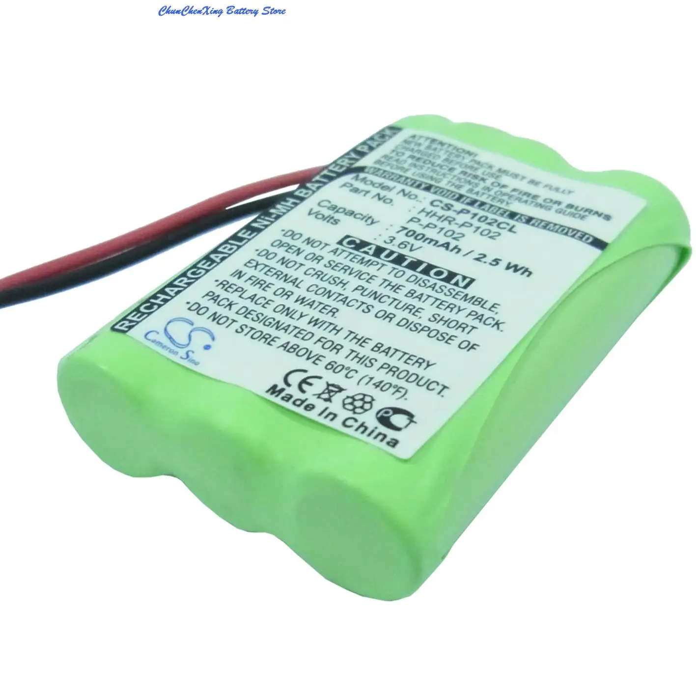 Replacement 700mAh Battery for Panasonic KX-TC1210 KX-TC1220 KX-TC1230 P-P102 For Uniden EXT-1460 EXT-1465 TRU-446 TRU-448