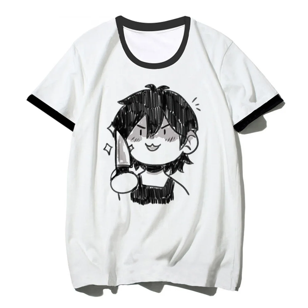 Omori top tees girl graphic baddie funny meme gothic shirt streetwear jojifuku gyaru emo
