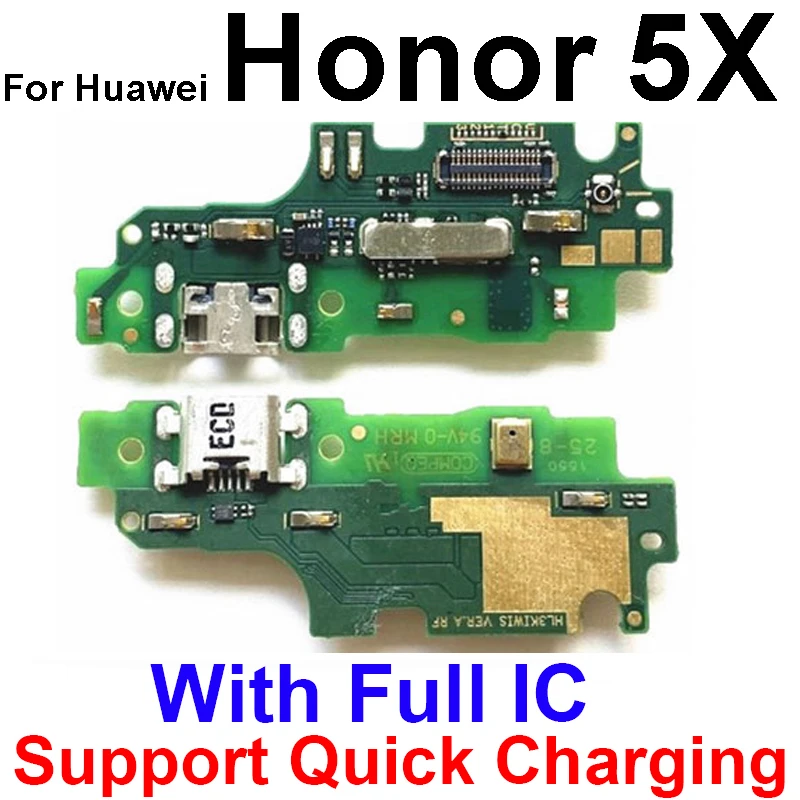 Charger USB Jack Board For Huawei Enjoy 5 AL00 TL00 CL10 / For Honor 5A 5C 5X Charging Port Dock USB Board Replacement Parts