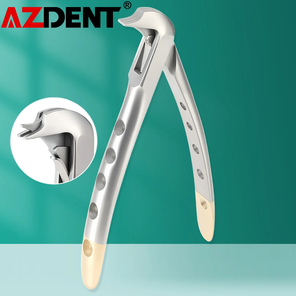Azdent Dental Tooth Crown Remover Plier Crown Spreader Forceps Beak Stainless Steel Surgical Dentist Tool Orthodontic Instrument