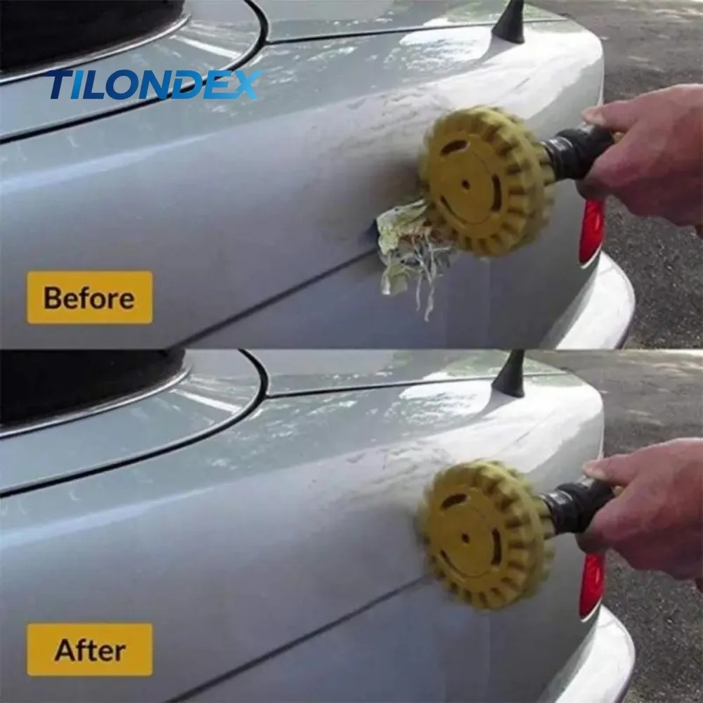 TILONDEX Multi-Functional Rubber Eraser Wheel for Cars RVs Trucks - Easy Sticker Label Pattern Removal
