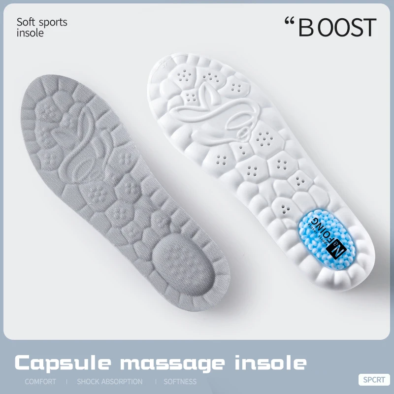 

1 пара спортивных стельок премиум-класса для обуви, мягкие дышащие амортизирующие амортизирующие подушечки для оптимальных мужчин и женщин, подушечки для ухода за ногами