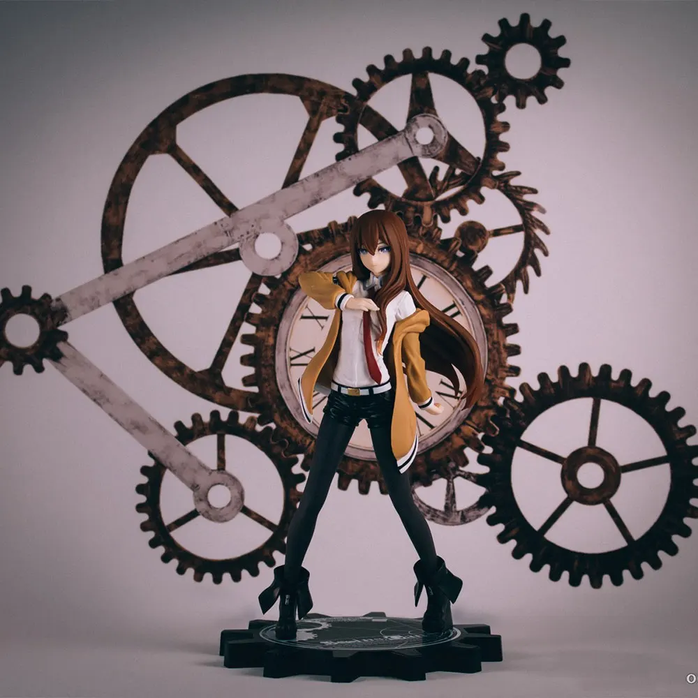 

18CM Anime Steins;Gate Figure Makise Kurisu Sitting Position Anime Model Toys Gifts Collection Decoration Ornaments PVC