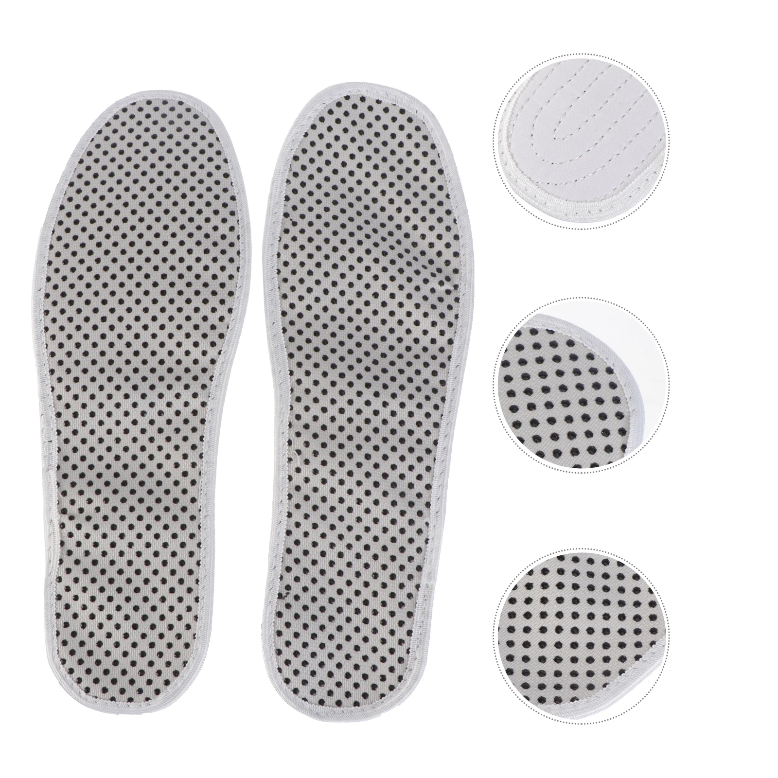 

Self Heating Foot Pad White 26.5x9cm Magnetic Health Care Insole Powder Promotes Circulation