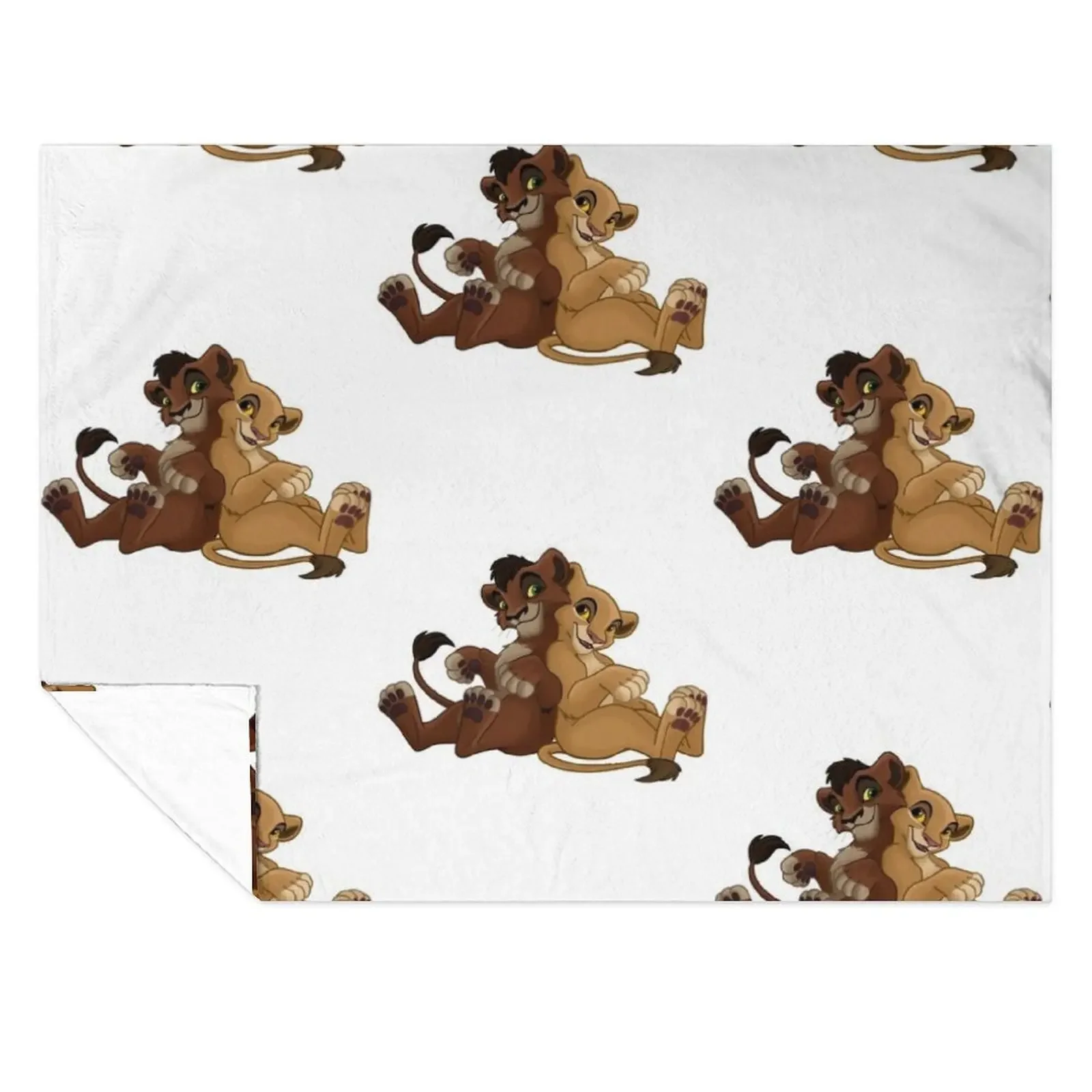 

Kiara and Kovu Throw Blanket Tourist Decoratives Custom valentine gift ideas Blankets