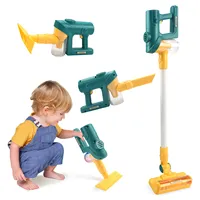 Kids Electric Mini Vacuum Cleaner Simulation Charging Housework Dust Catcher Toys for Kids Girls Educational Pretend Play Gifts