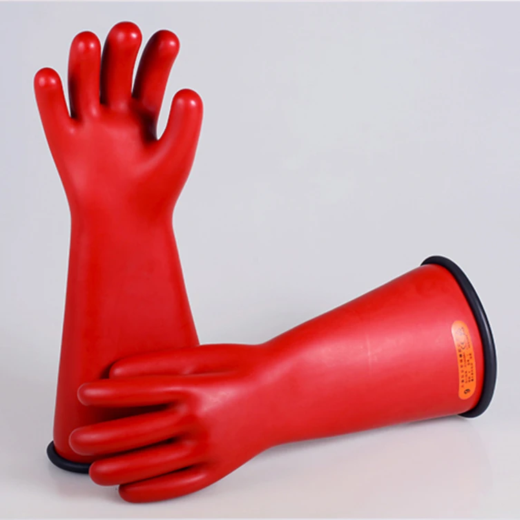 

2025Natural Rubber Materials Electrical Hand Gloves for Work With Electrical