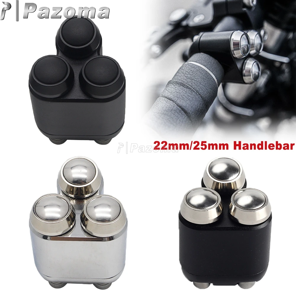 

Motorcycle Horn Light ON OFF Push Buttons Control Handle Control For Harley Fat Boy FLSTF FLSTFB Softail Heritage Classic FLSTC