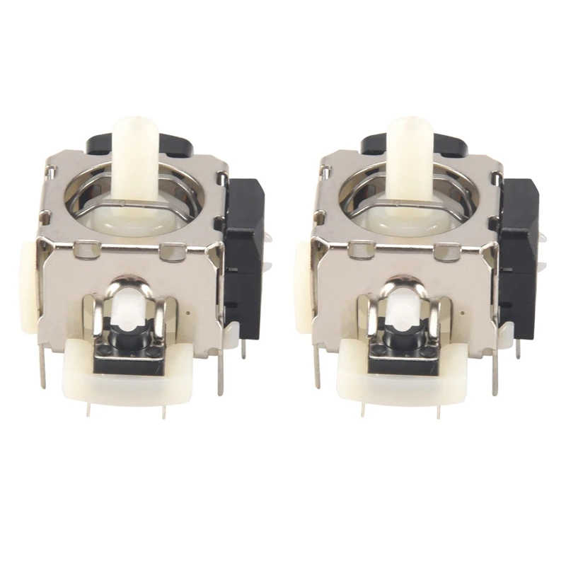 A49T 2Pcs 3D Analog Vibration Joystick Thumbstick Controller Module Thumb Stick Rocker For Ps2 Gaming Repair Parts