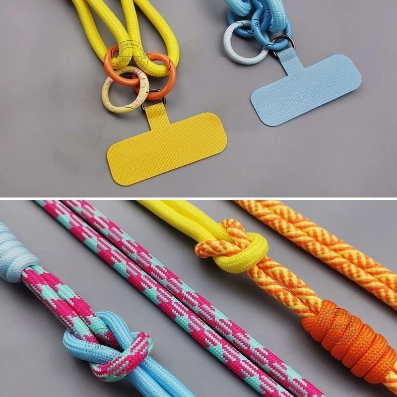 Colorful Knitted Phone Crossbody Strap