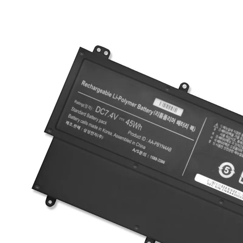 New AA-PBYN4AB Laptop Battery For Samsung 530U3B 530U3C 535U3C 532U3X 540U3C 7.4v 45wh