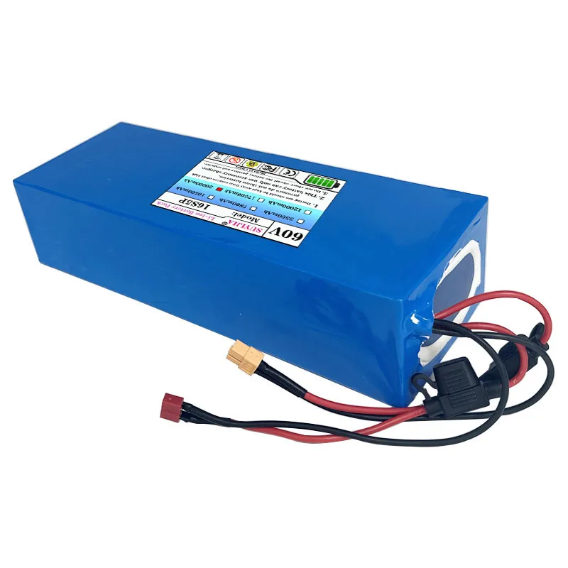 18650 60V 20Ah 16S5P 50A Lithium Battery BMS Intelligent Protection Suitable for Two-Wheeled Electric Vehicle Lithium Batteries